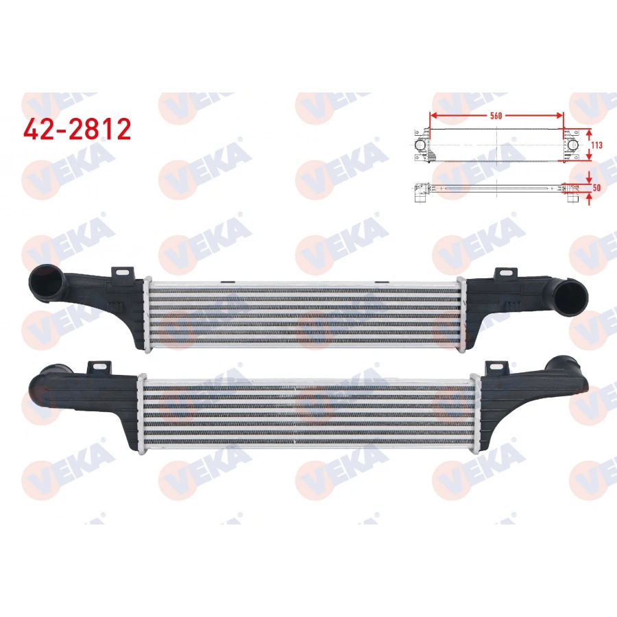 TURBO RADYATORU (INTERCOOLER) MERCEDES E SERISI (W210) E 200 - E 200 CDI - E 220 CDI - E 290 TD 1995-2002