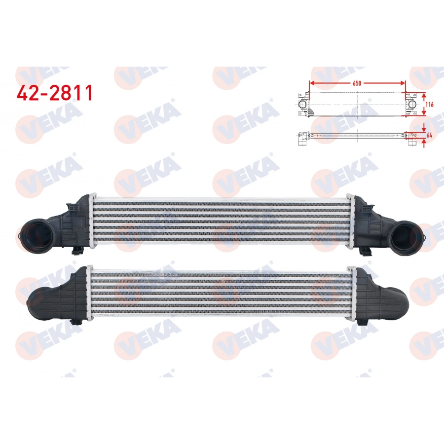 TURBO RADYATORU (INTERCOOLER) MERCEDES E SERISI (W211) E 200 - E 270 CDI - E 280 CDI - E 320 CDI 2002-2008