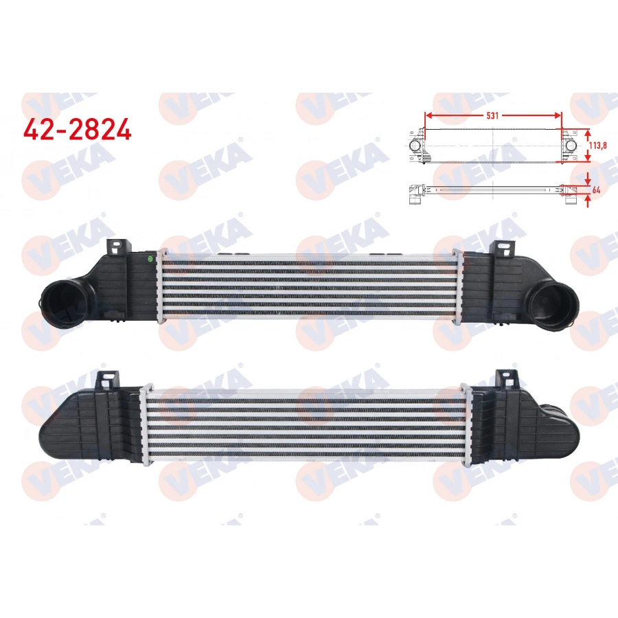 TURBO RADYATORU (INTERCOOLER) MERCEDES S SERISI (W220) S 320 CDI A-T 1998-2005