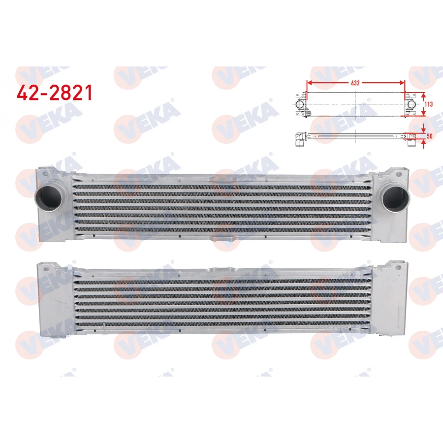 TURBO RADYATORU (INTERCOOLER) MERCEDES VIANO 2.0 CDI M-T 2003-2014/ VITO 109 CDI - 111 CDI M-T 2003-2014