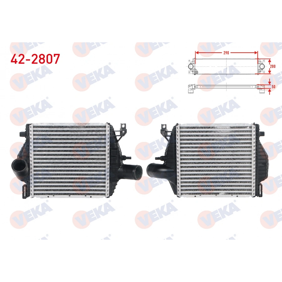 TURBO RADYATORU (INTERCOOLER) MERCEDES VITO (638) 108 CDI - 110 CDI - 112 CDI 1997-2003