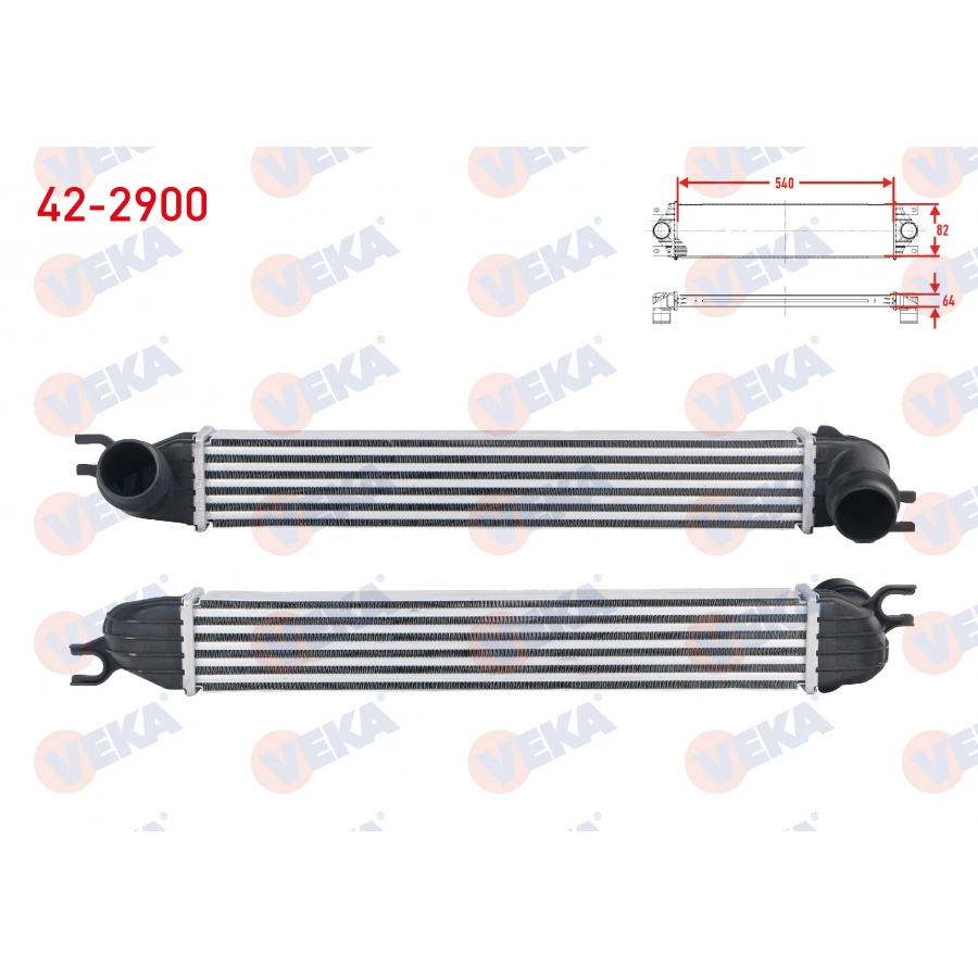 TURBO RADYATORU (INTERCOOLER) MINI COOPER 1.6 D 2010-/ COUNTRYMAN 1.6 D 2010-2014