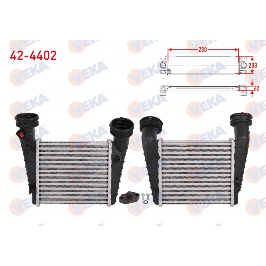 TURBO RADYATORU (INTERCOOLER) MUSURLU VOLKSWAGEN PASSAT (3B3) 1.8 2000-2005