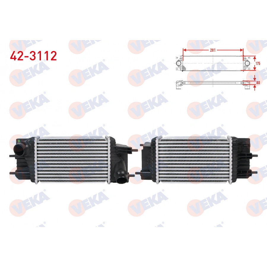 TURBO RADYATORU (INTERCOOLER) NISSAN JUKE 1.5 DCI 2014-