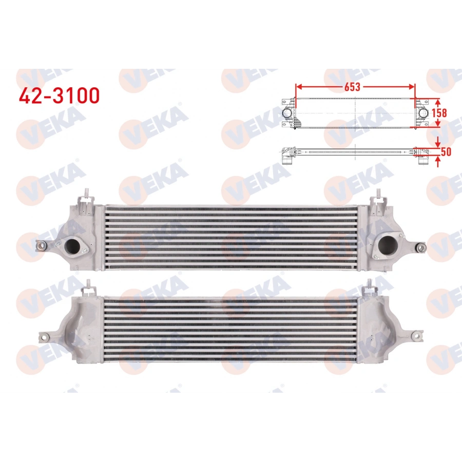 TURBO RADYATORU (INTERCOOLER) NISSAN QASHQAI (J10) 1.5 DCI 2007-2014