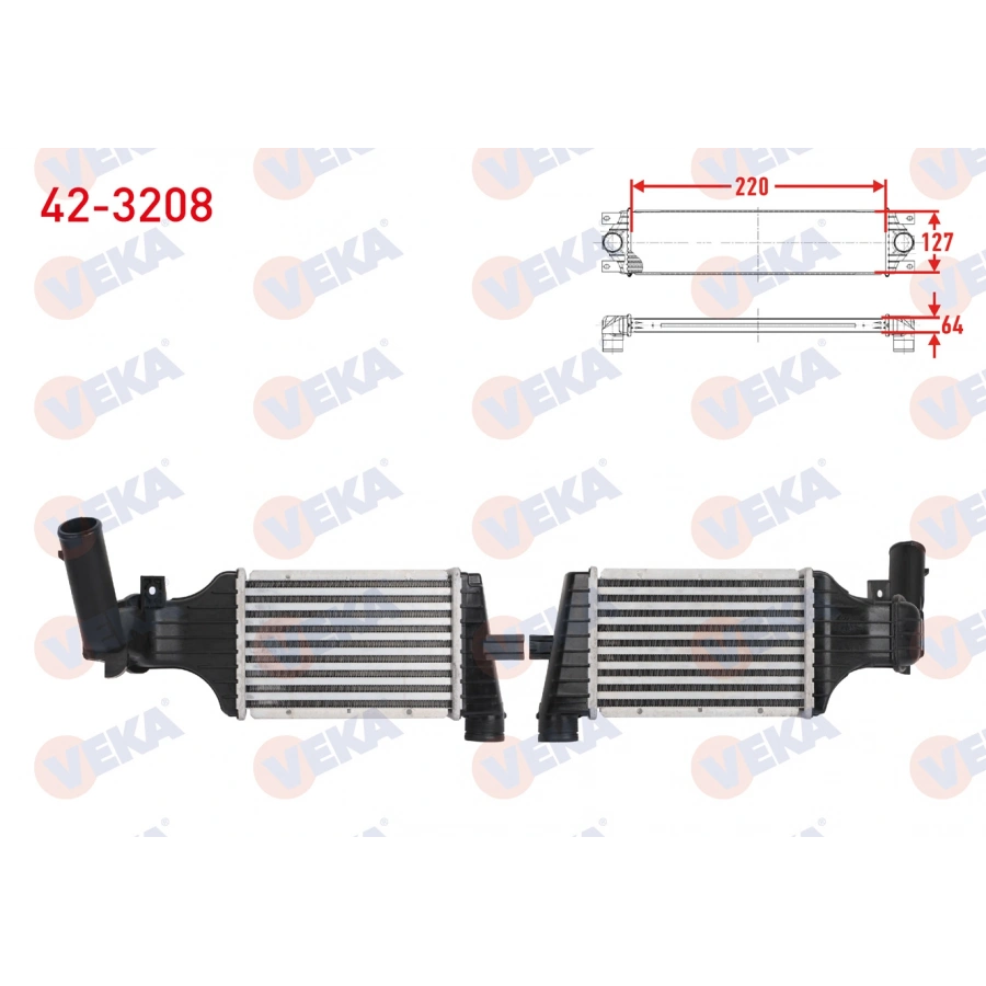 TURBO RADYATORU (INTERCOOLER) OPEL ASTRA G 1.7 DTI 1998-2005