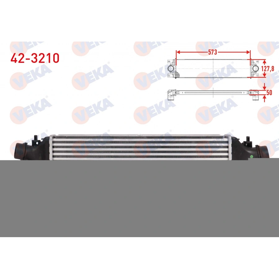 TURBO RADYATORU (INTERCOOLER) OPEL CORSA D 1.4 2006-2014