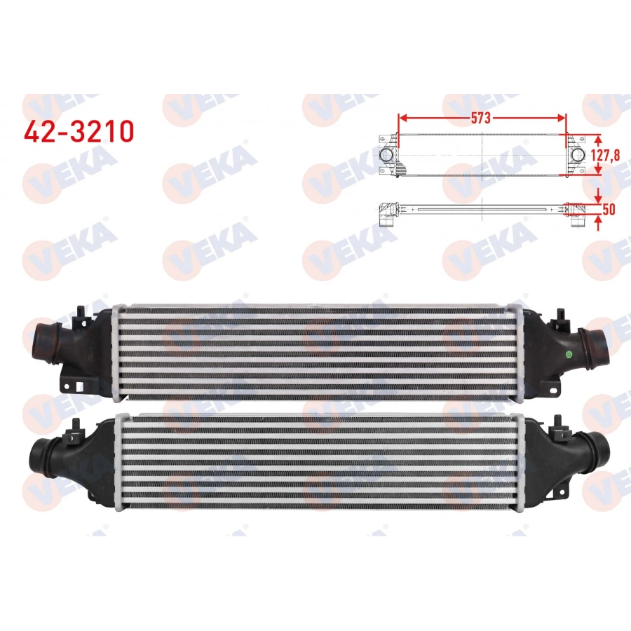 TURBO RADYATORU (INTERCOOLER) OPEL CORSA D 1.4 2006-2014