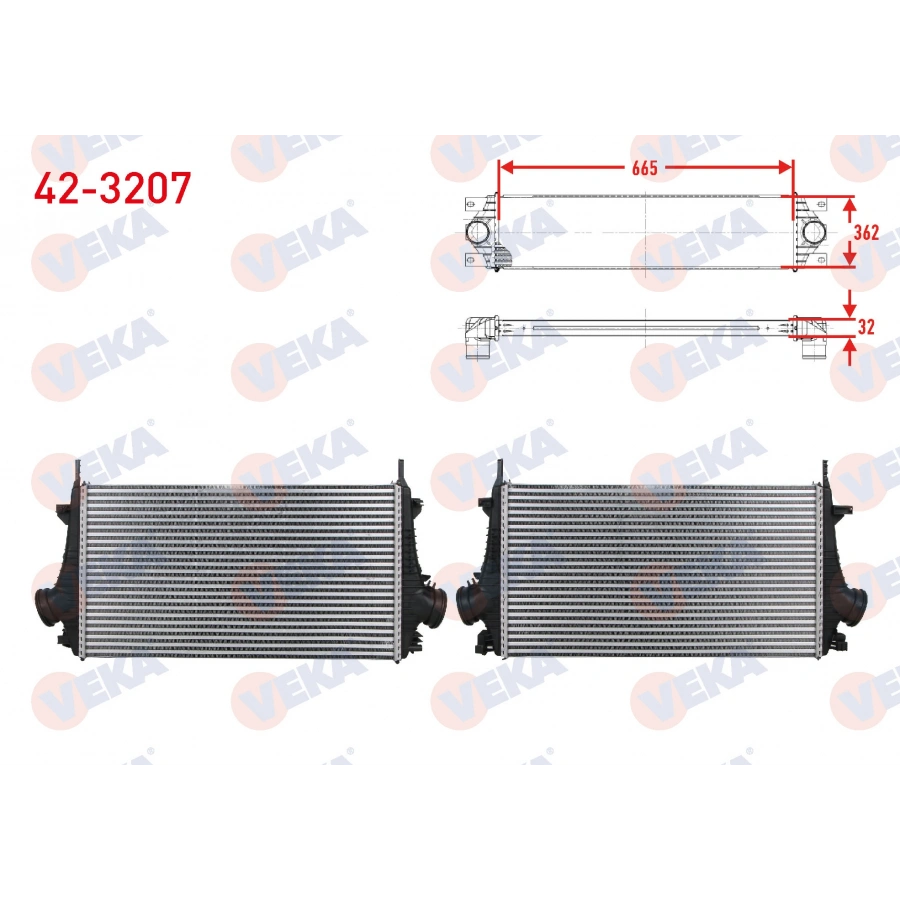 TURBO RADYATORU (INTERCOOLER) OPEL INSIGNIA 1.6 T 2008-