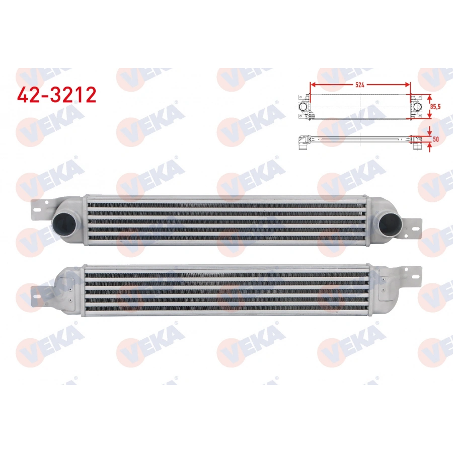 TURBO RADYATORU (INTERCOOLER) OPEL MERIVA A 1.3 CDTI - 1.7 CDTI M-T 2003-2010