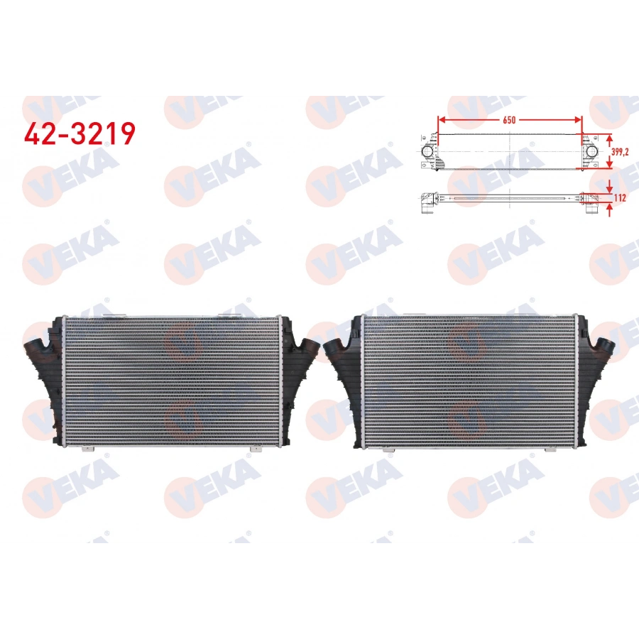 TURBO RADYATORU (INTERCOOLER) OPEL VECTRA C 1.9 CDTI A-T 2002-2008