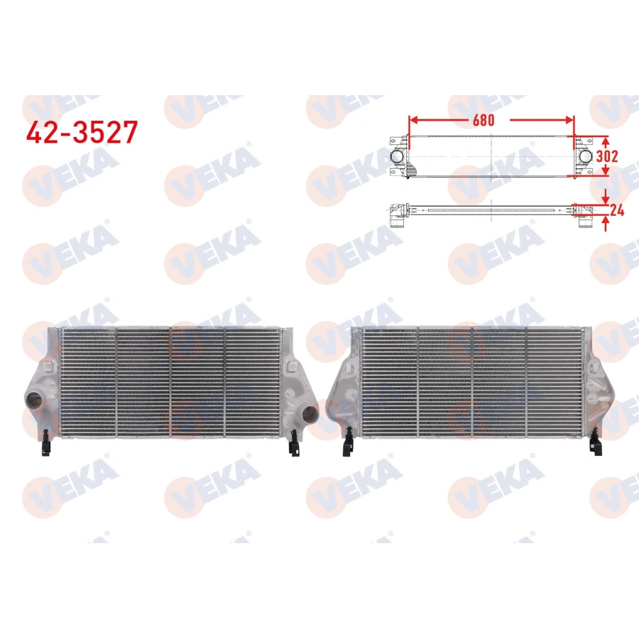 TURBO RADYATORU (INTERCOOLER) RENAULT ESPACE IV 1.9 DCI 116 hp 2003-2005