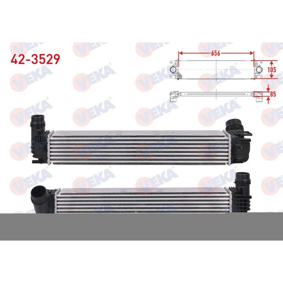 TURBO RADYATORU (INTERCOOLER) RENAULT FLUENCE 1.6 DCI 130 hp 2014-