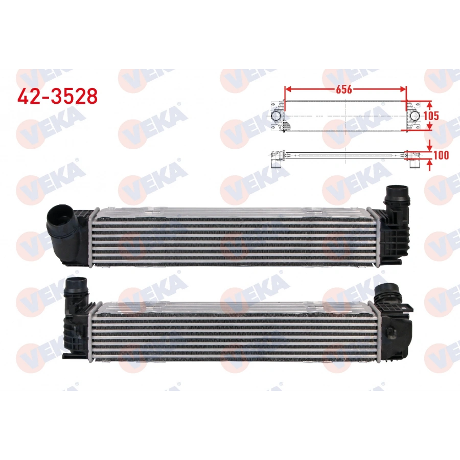 TURBO RADYATORU (INTERCOOLER) RENAULT GRAND SCENIC III 2.0 DCI 160 hp 2009-
