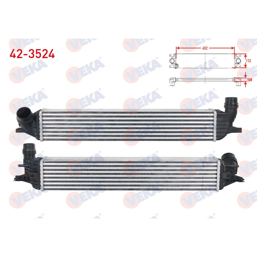 TURBO RADYATORU (INTERCOOLER) RENAULT LAGUNA III 2.0 DCI - 2.0i 16v A-T 2007-