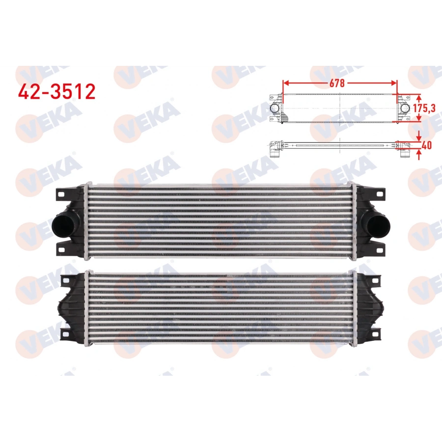 TURBO RADYATORU (INTERCOOLER) RENAULT MASTER II (FD) 1.9 DCI 1998-2010