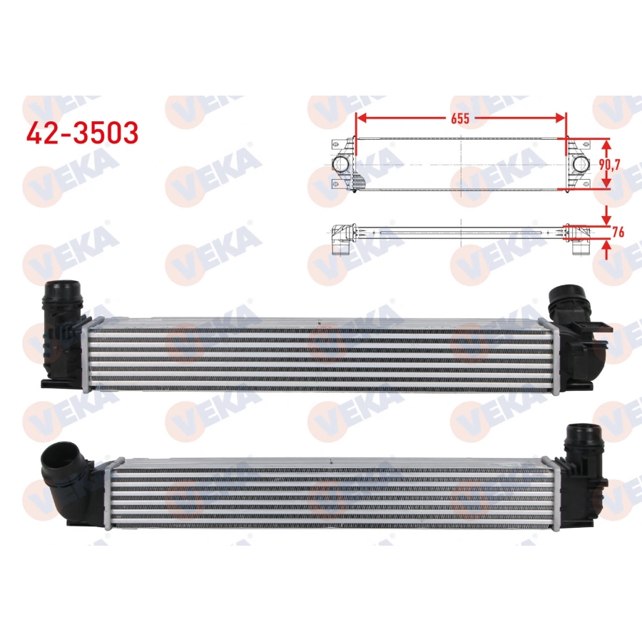 TURBO RADYATORU (INTERCOOLER) RENAULT MEGANE III (KZ0/1) 1.5 DCI 2008-2015