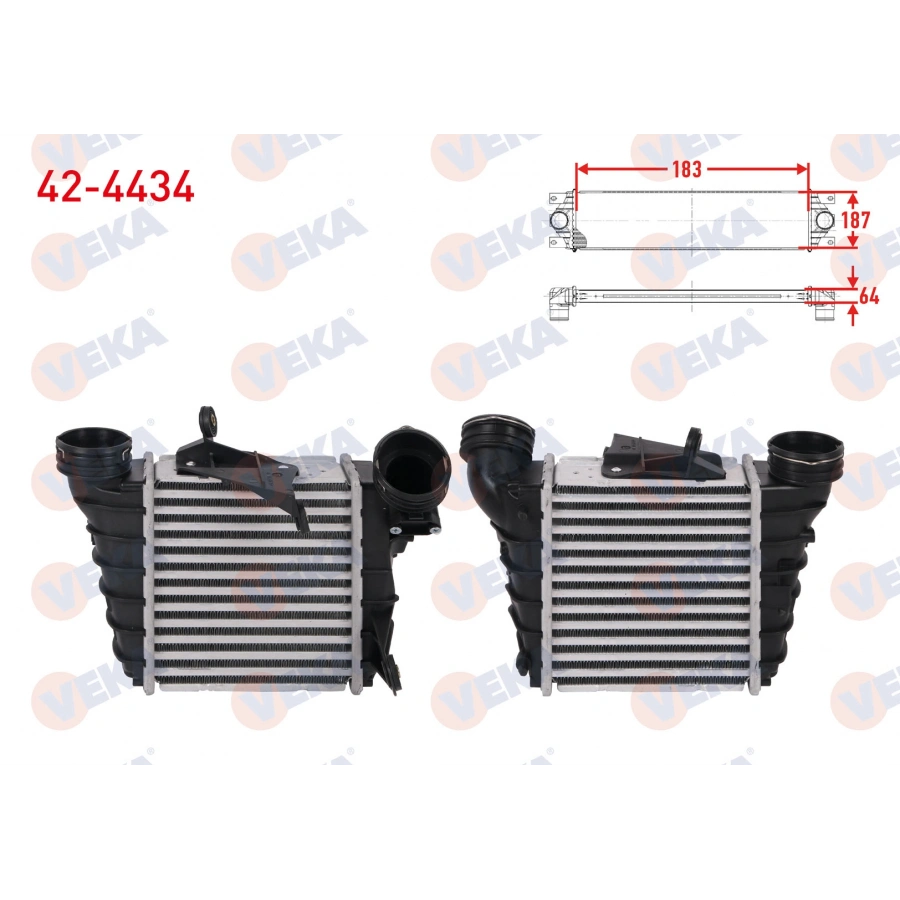 TURBO RADYATORU (INTERCOOLER) SEAT CORDOBA 1.9 TDI 131 hp 2002-2009