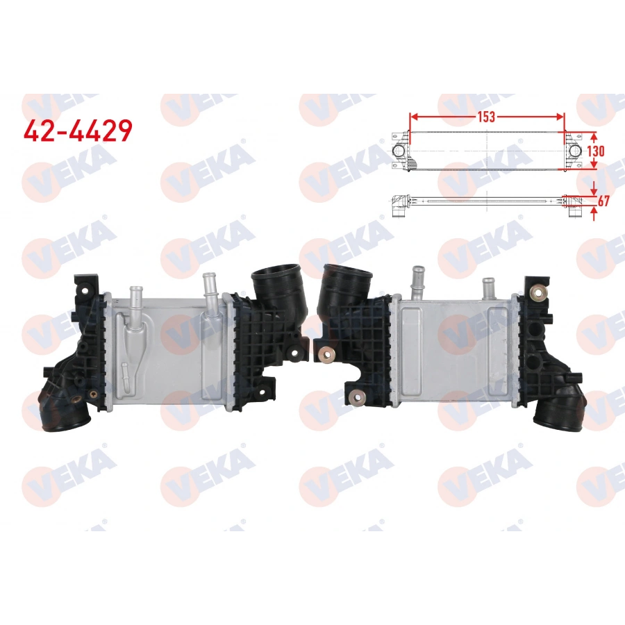 TURBO RADYATORU (INTERCOOLER) SU SOGUTMALI VOLKSWAGEN CRAFTER 50 (SY_SZ) 2.0 TDI 2018-