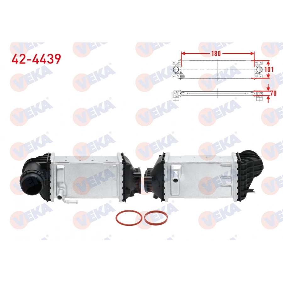 TURBO RADYATORU (INTERCOOLER) VAG 1.0 TSI
