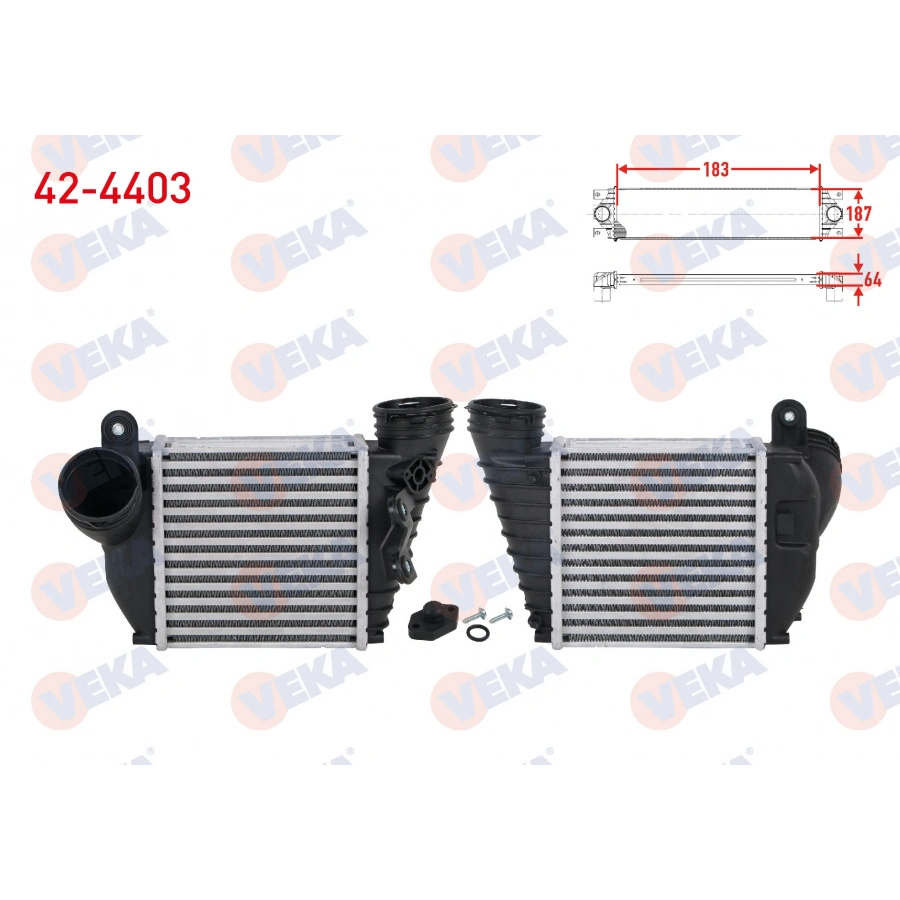 TURBO RADYATORU (INTERCOOLER) VOLKSWAGEN GOLF IV (1J1) 1.9 TDI SEGMANLI 1997-2005