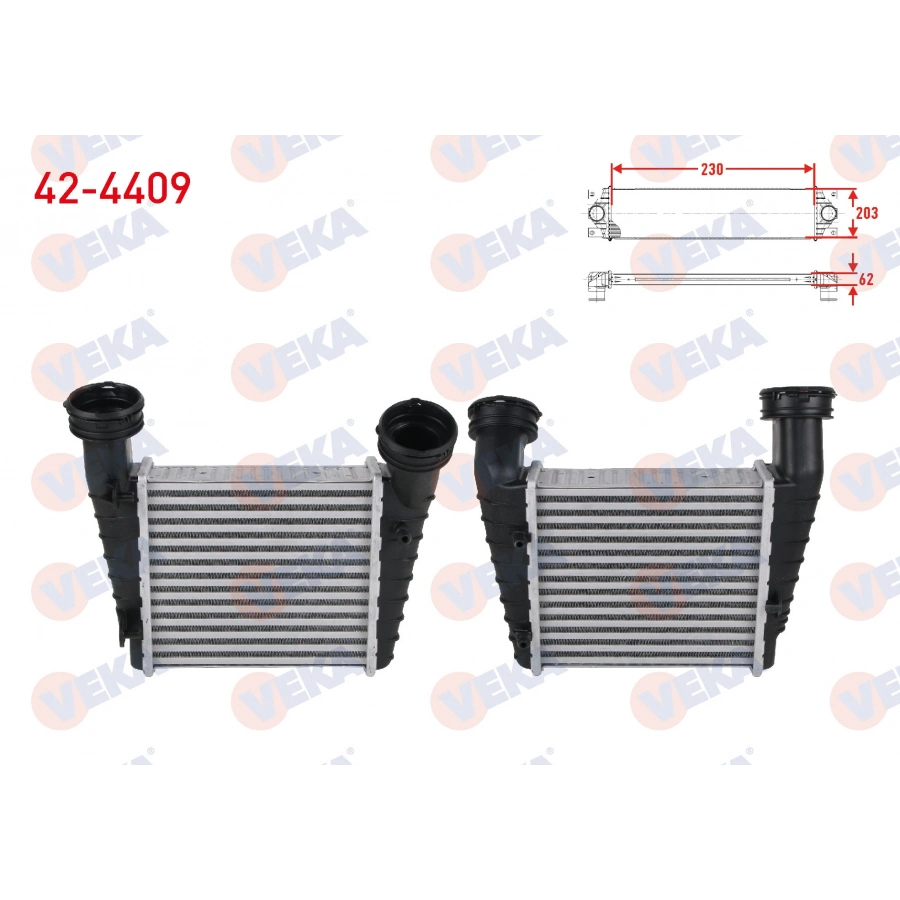 TURBO RADYATORU (INTERCOOLER) VOLKSWAGEN PASSAT (3B3) 1.9 TDI 2000-2005