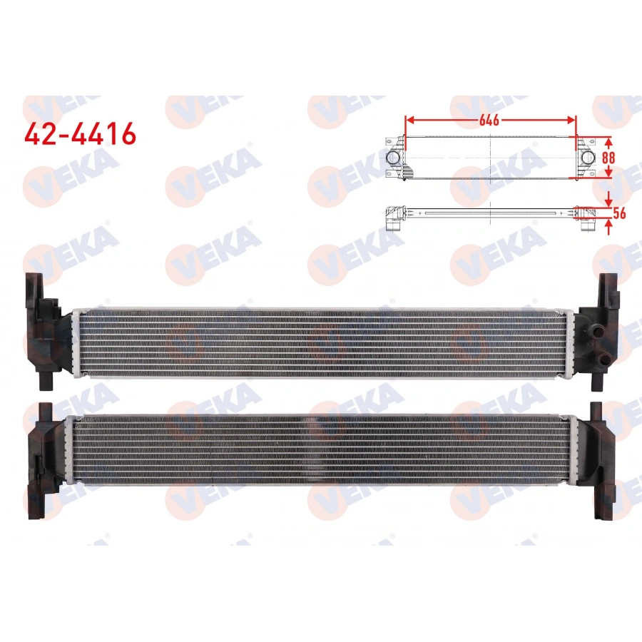 TURBO RADYATORU (INTERCOOLER) VOLKSWAGEN POLO (6R,6C) 1.4 TDI 2009-