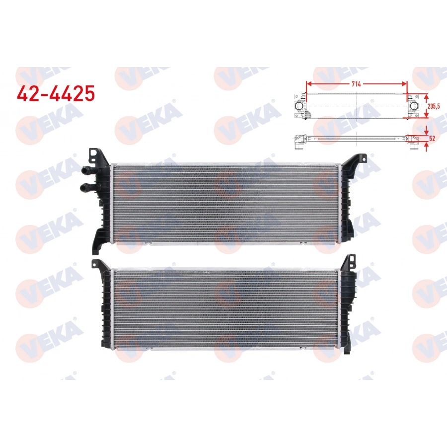 TURBO RADYATORU (INTERCOOLER) VOLKSWAGEN TRANSPORTER VI 2.0 TDI 2015-