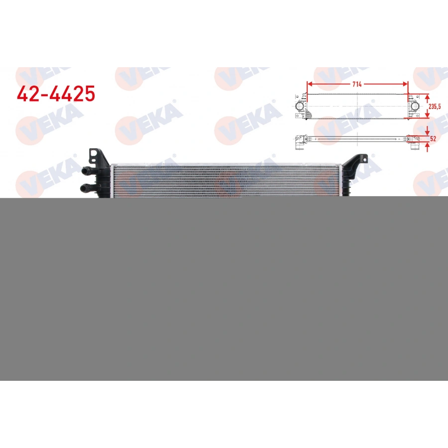 TURBO RADYATORU (INTERCOOLER) VOLKSWAGEN TRANSPORTER VI 2.0 TDI 2015-