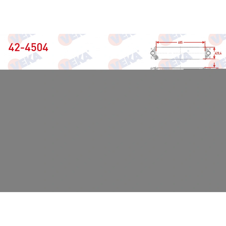 TURBO RADYATORU (INTERCOOLER) VOLVO XC90 I 2.5 T - D5 - T6 2002-2014