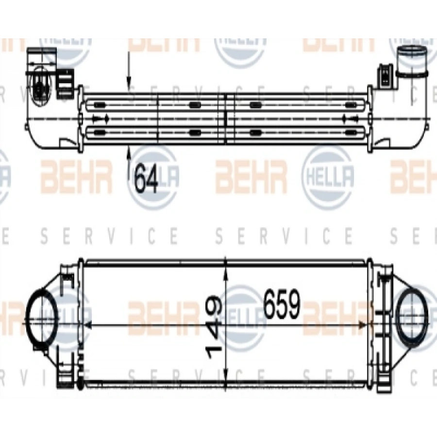 TURBO RADYATÖRÜ LAND ROVER RANGE ROVER EVOQUE 2.2 D 11-18