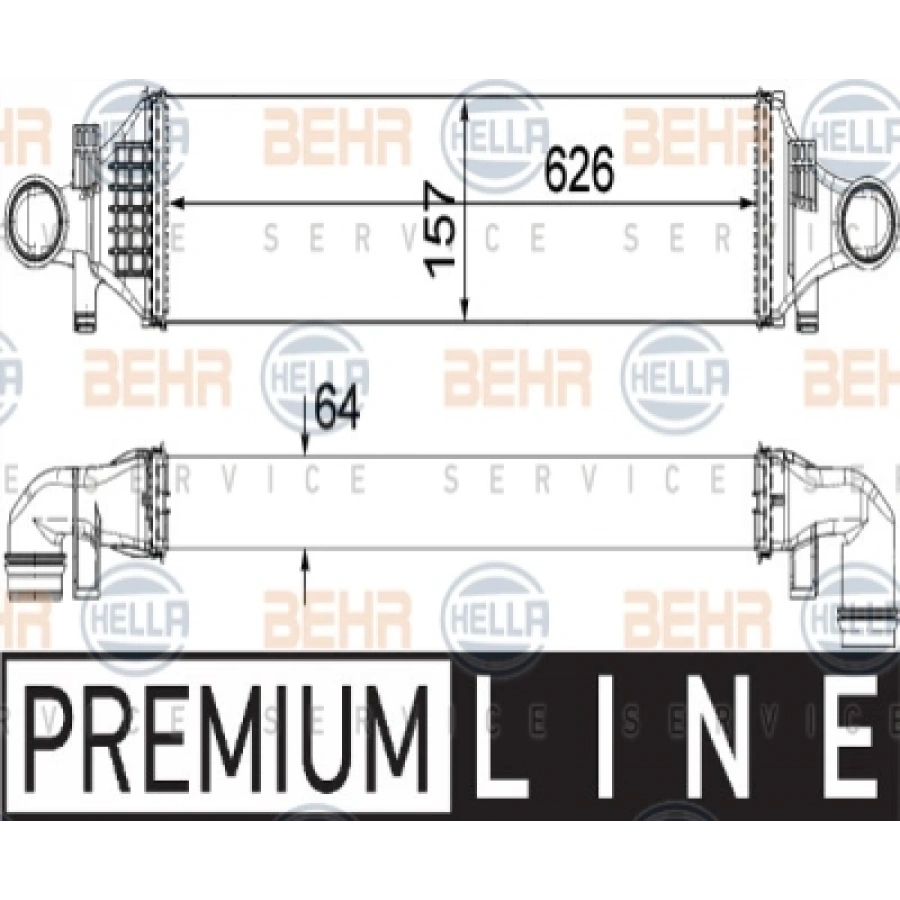 TURBO RADYATÖRÜ W117-246-176-242-156 M651-607 12-