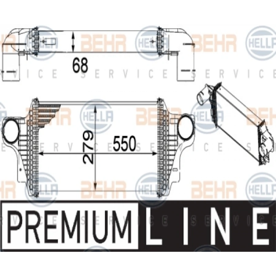 TURBO RADYATÖRÜ W164 OM629 06-11