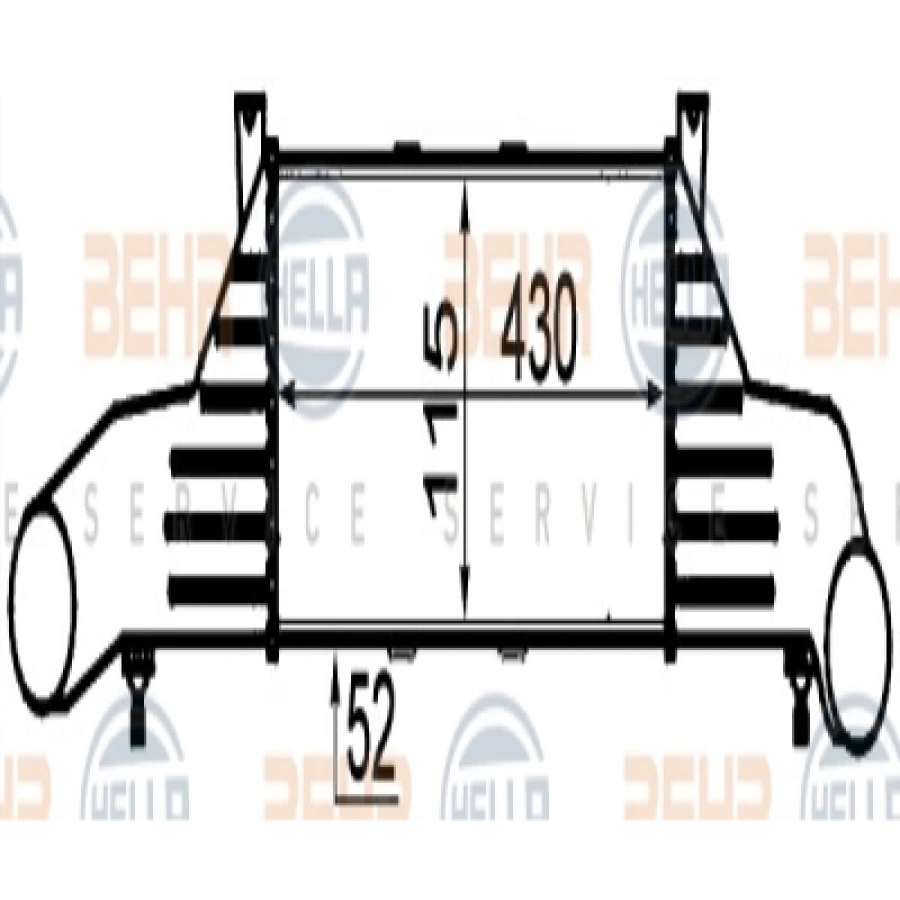 TURBO RADYATÖRÜ W202-208 M111-OM605-611 97-02