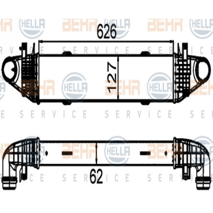 TURBO RADYATÖRÜ W204-207-212 M271 CGI 09-