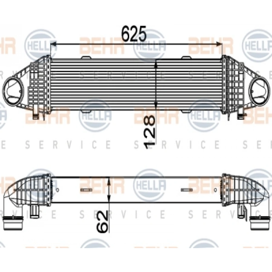 TURBO RADYATÖRÜ W204-207-212 M271-OM651 07-
