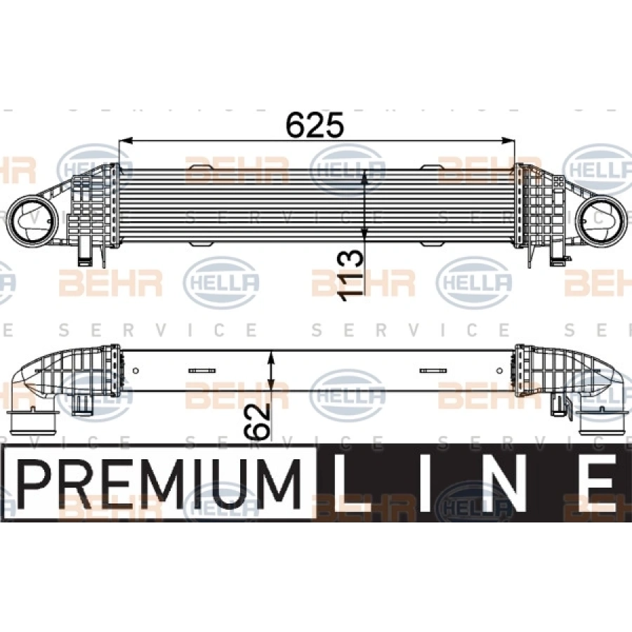 TURBO RADYATÖRÜ W204-212 M271-OM646 07-