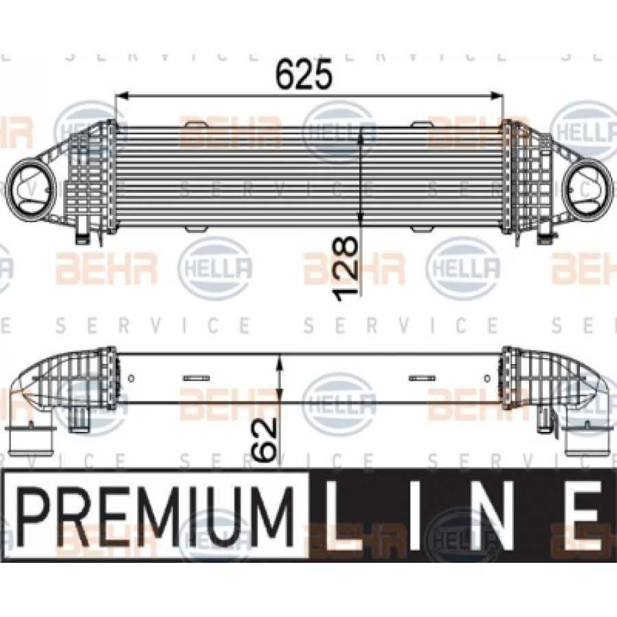 TURBO RADYATÖRÜ W204 M271-OM646-642 07-