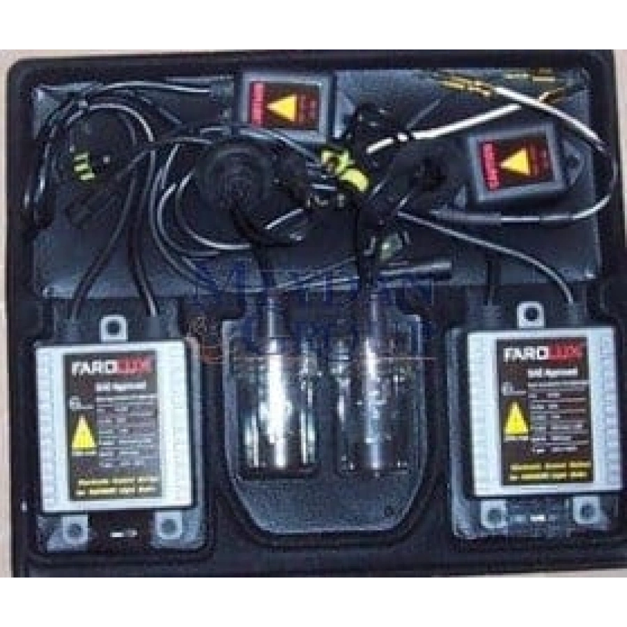 UNIVERSAL UNIVERSAL-; HID-H4 XENON AMPUL SETİ 12V 6000KW (ZENON SET) (FAROLUX)