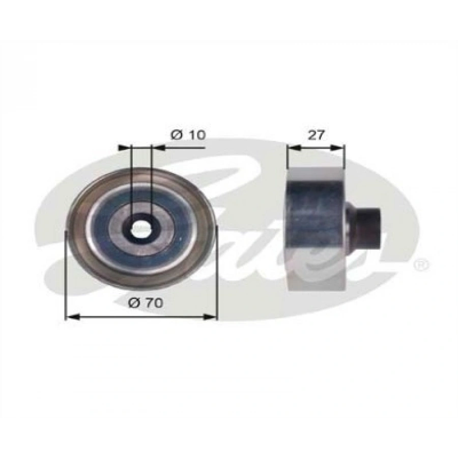 V KAYIS GERGI RULMANI 206/207/307/C2/C3 1.4-1.6 HDI 04-