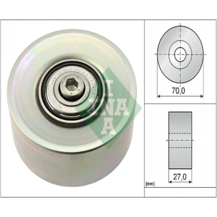 V KAYIS GERGI RULMANI E46-E60-E61-E63-E64-E65-E66-X3 E83-X5 E53 M47N2-M57-M57N 00-10