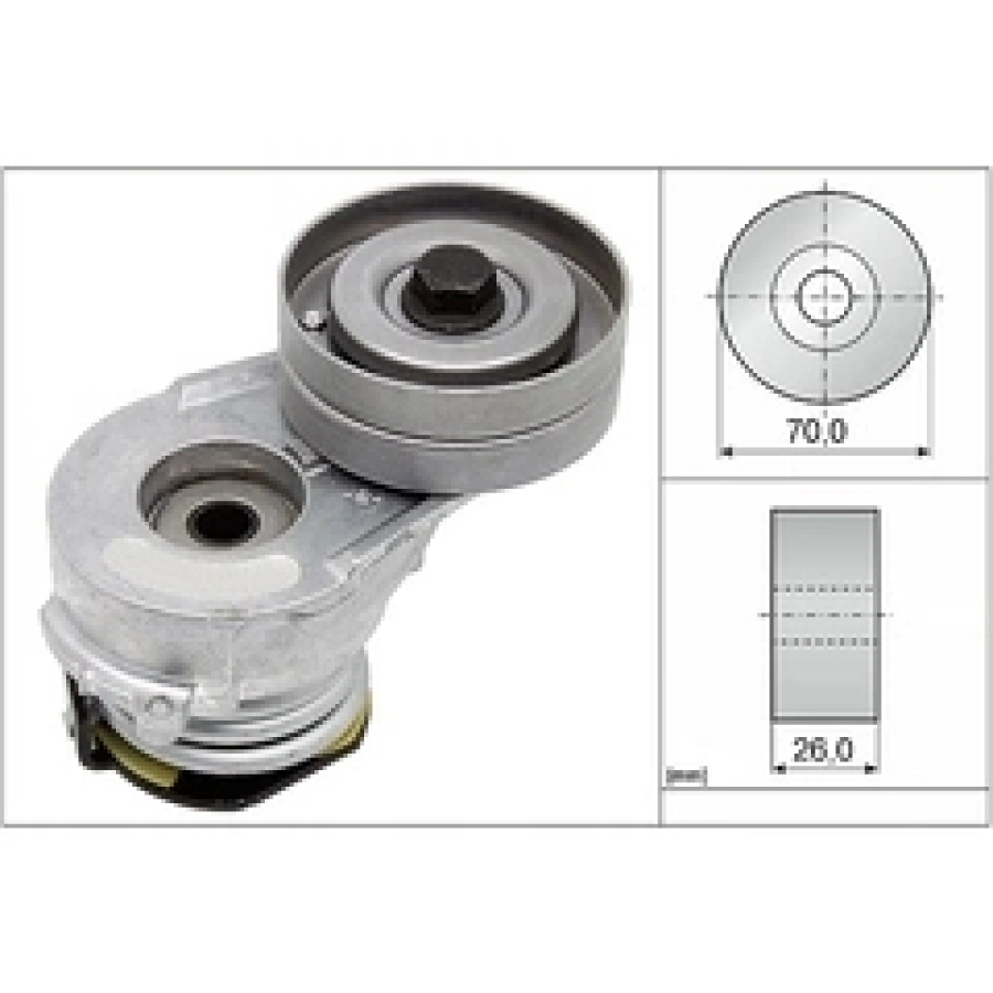 V KAYIS GERGI RULMANI KOMPLE CORSA C ASTRA Y17DT 01-