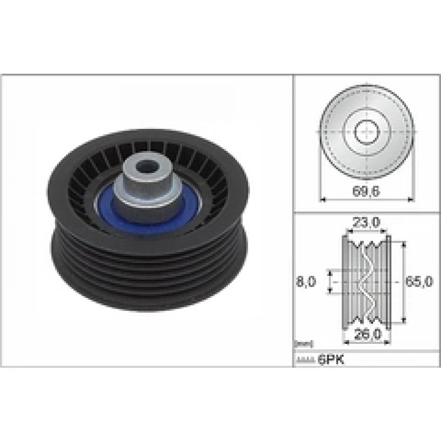 V KAYIS GERGI RULMANI ÜST SAG TRANSIT V-347 2.2 TDCI 11-