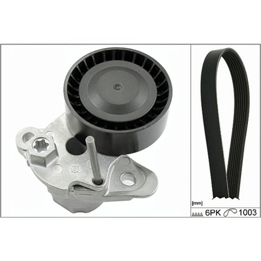 V KAYIS SETI 534 0480 10 + 6PK1003 GOLF7-POLO-PASSAT-JETTA-A3-LEON CHZK-CHZC-CHZD-CJZA-CJZB-CPVA-CZCA-CZCB 1,0 TSI-1,2 TSI-1,4 TSI-1,5 TSI 13-