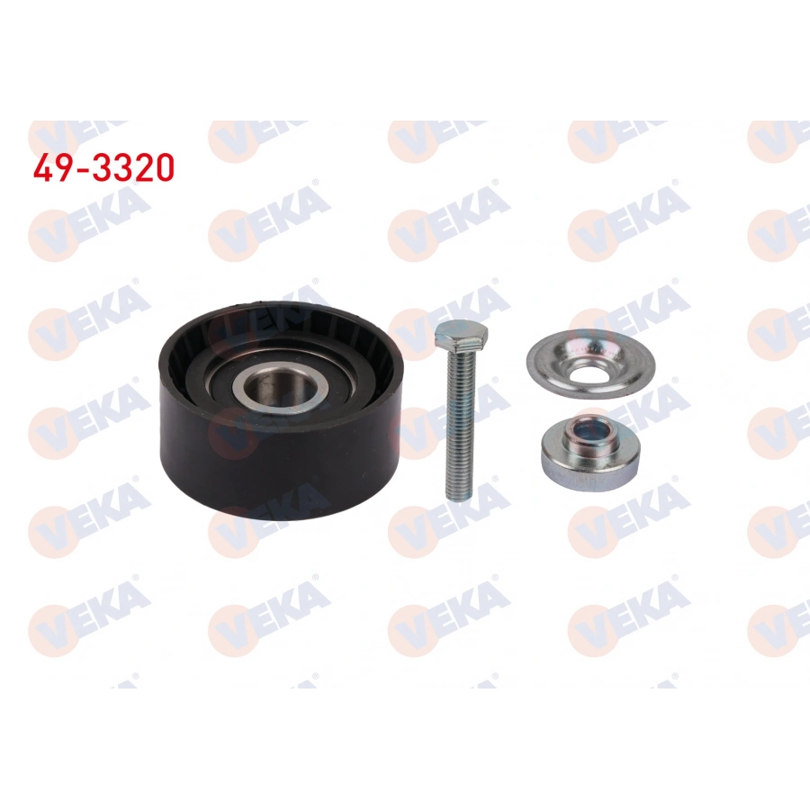 V KAYISI GERGI RULMANI PLASTIK BURCLU 60X25 CITROEN BERLINGO 1.9 D 1998-/ JUMPY 1.9 D 1998-/ XSARA 1.9 D 1998-/ FIAT SCUDO 1.9 D 1998-2006/ PEUGEOT 206 - 306 - EXPERT - PARTNER 1.9 D 1998-