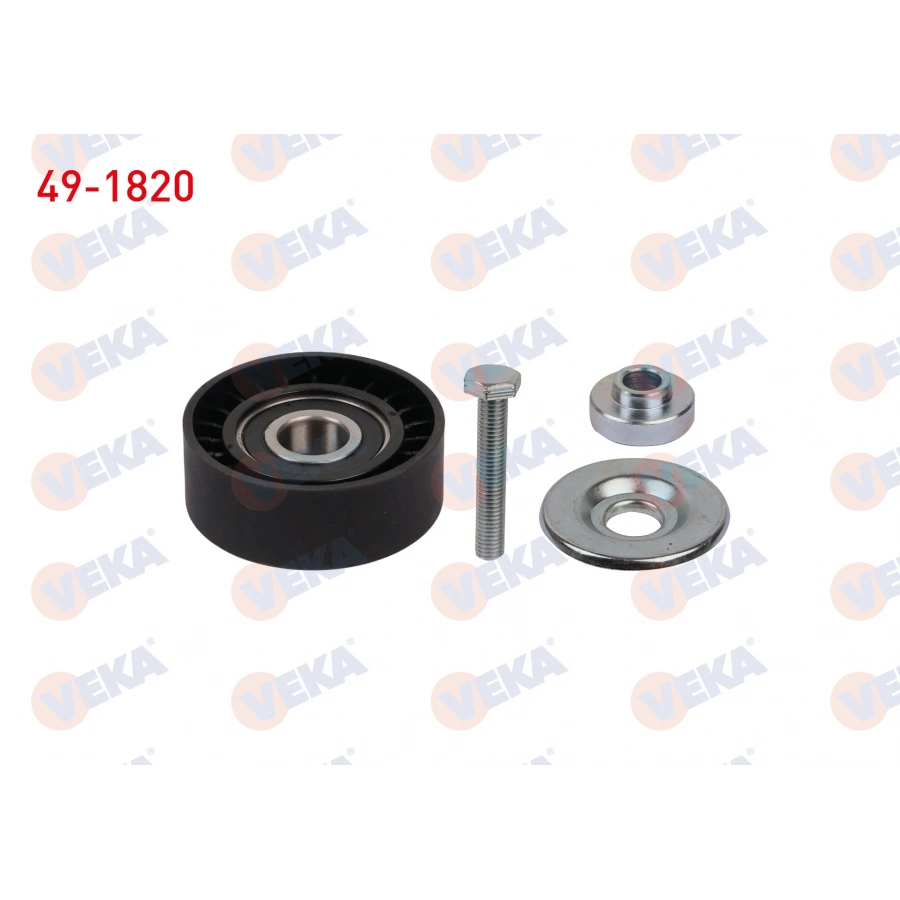 V KAYISI GERGI RULMANI PLASTIK BURCLU 65X23 FIAT ALBEA 1.2 1996-2003/ ALBEA 1.4 2007-2009/ PALIO 1.2 1997-2012/ PALIO 1.4 2005-