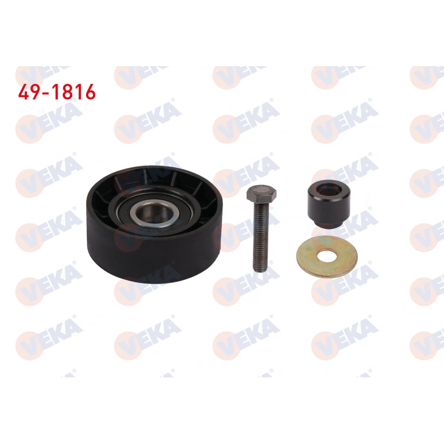 V KAYISI GERGI RULMANI PLASTIK BURCLU 65X25 FIAT BRAVO 1.9 MJT 2007-2014/ STILO 1.8 16V - 1.9 JTD - 1.9 MJT 2001-2010