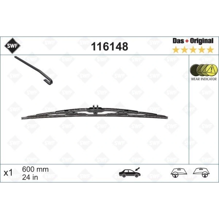 VALEO SİLENCİO X-TRM FLAT BLADE VM454 X2 650 650 MM Q7