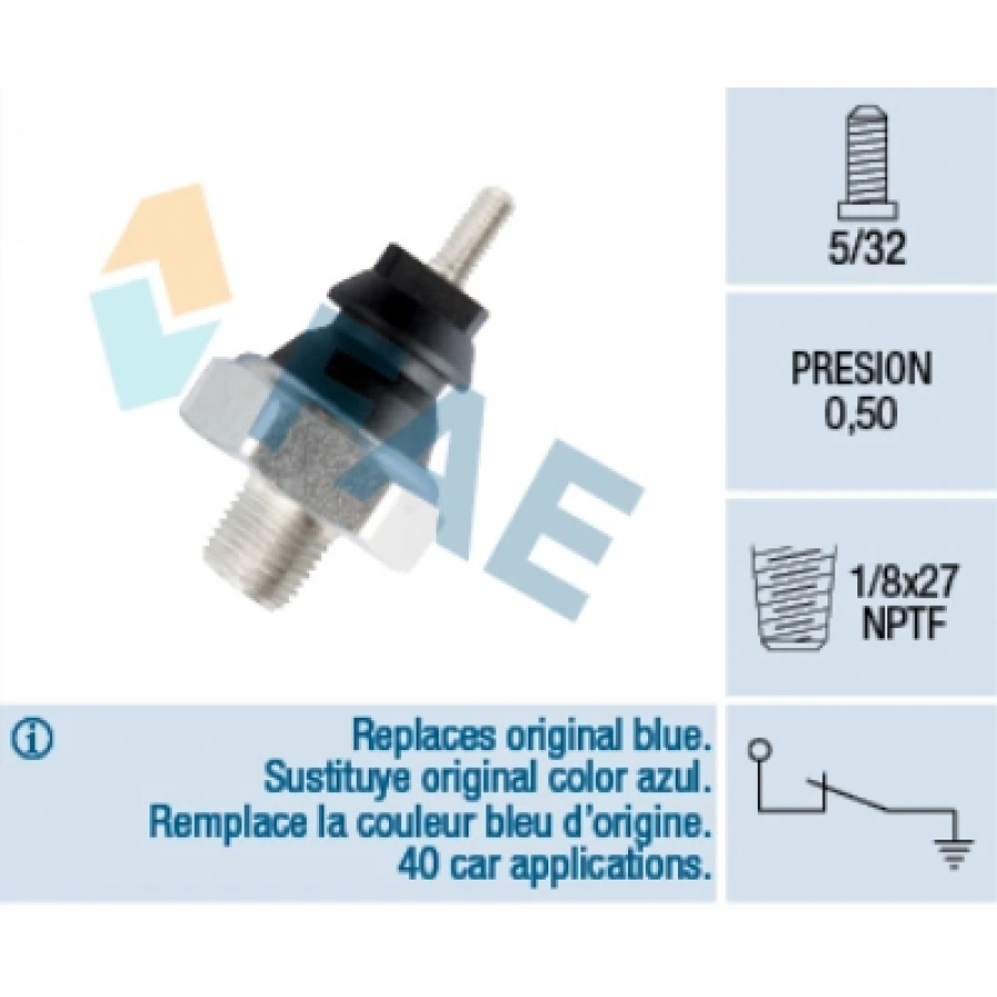 YAG BASINÇ MÜSÜRÜ TRANSIT M12-M15 2,5 D 93-00