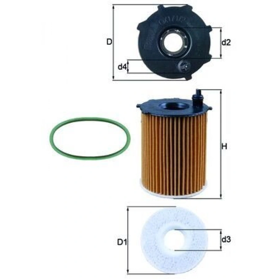 YAĞ FİLTRESİ ASTRA G H 98 CORSA B C D 96 MERIVA 0410 1.0 1.2 1.4 XE-XEP